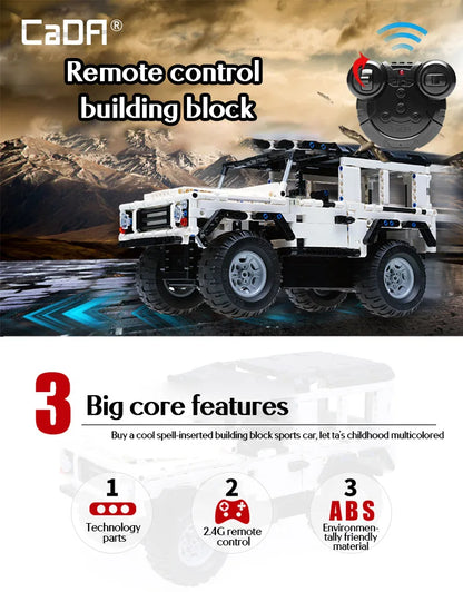 4x4 Tout-Terrain Télécommandé – CaDA® (533 pièces)