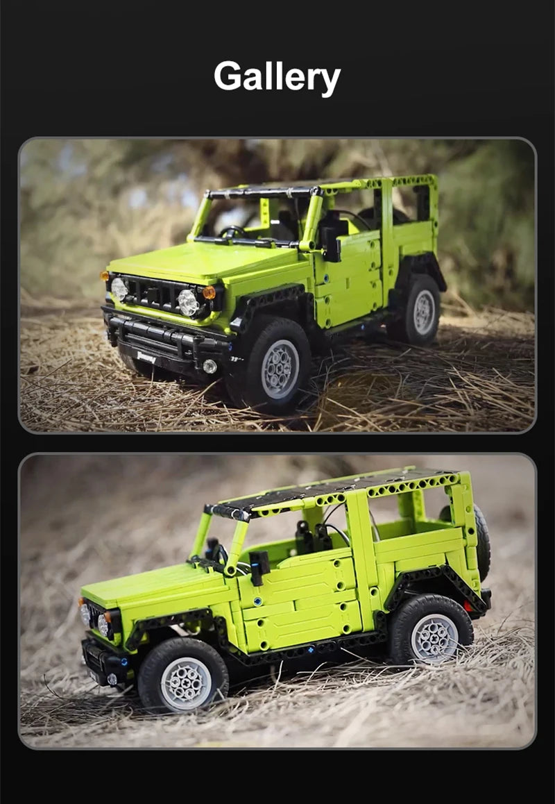 CaDA Suzuki Jimny RC – Voiture Off-Road Télécommandée à Construire (579 pièces)
