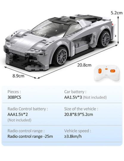 Voiture de Sport Télécommandée à Construire – CaDA Storm (308 pièces)
