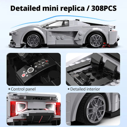 Voiture de Sport Télécommandée – CaDA Blaze Car (295 pièces)