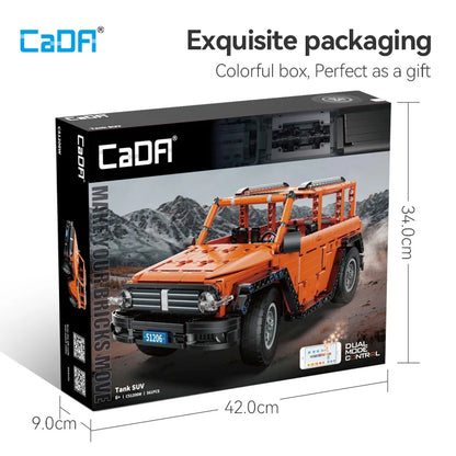 CaDA Tank SUV RC 561 Pièces – Kit de Construction Technique à Télécommande
