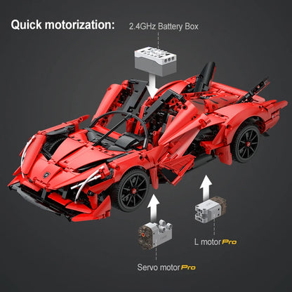 Voiture de Sport RC APE – CaDA C63005 (1823 pièces)