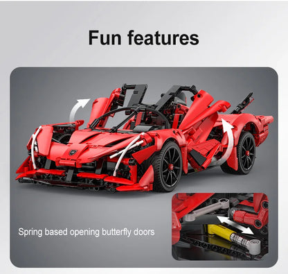 Voiture de Sport RC APE – CaDA C63005 (1823 pièces)