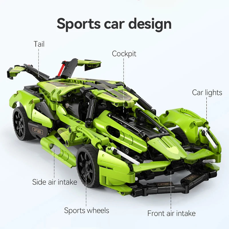 Voiture de Sport Télécommandée CaDA – Modèle Blade (432 pièces)