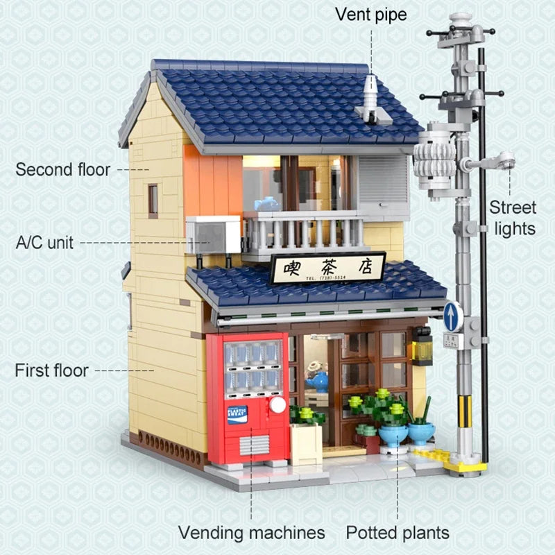 Maison de Thé Japonaise à Construire – CaDA C66010 (1200 pièces)