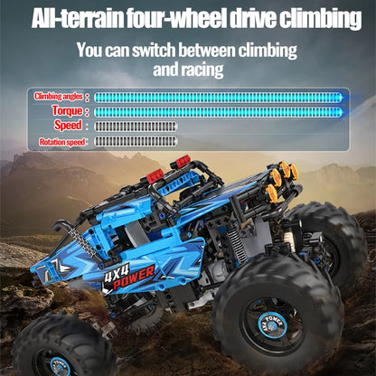 Voiture Tout-Terrain Télécommandée CaDA – Modèle 4x4 Power (699 pièces)