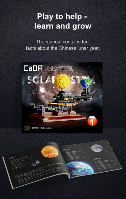 Maquette Système Solaire à Construire CaDA – 865 pièces