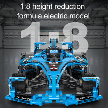 Voiture de Course CaDA Formule E – Modèle RC à Construire (1667 pièces, Échelle 1:8)