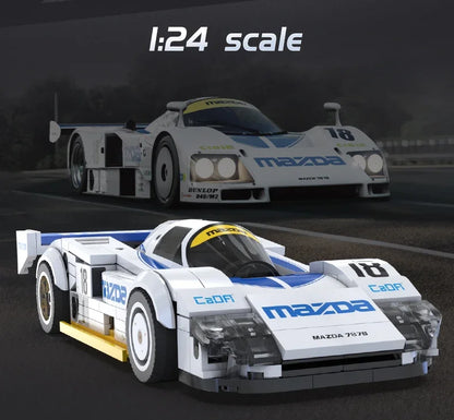 Mazda 787B (#18) – CaDA® Voiture de Course à Construire – 242 Pièces – Échelle 1:24