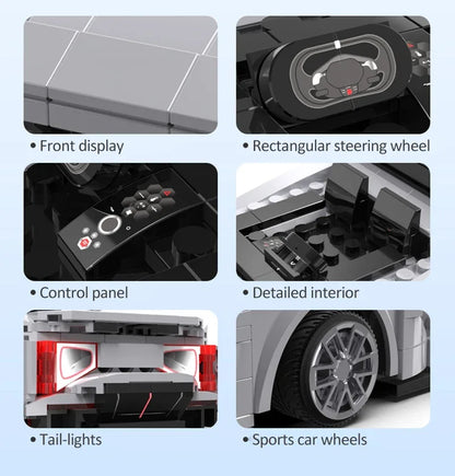 Cada APP Programming Remote Control Sports Car Building Blocks City RC Vehicle Racing Car Bricks Gifts Toys for Boys Children