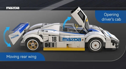 Mazda 787B (#18) – CaDA® Voiture de Course à Construire – 242 Pièces – Échelle 1:24