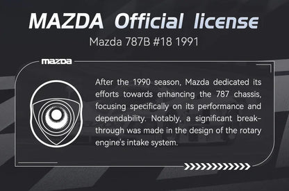 Mazda 787B (#18) – CaDA® Voiture de Course à Construire – 242 Pièces – Échelle 1:24