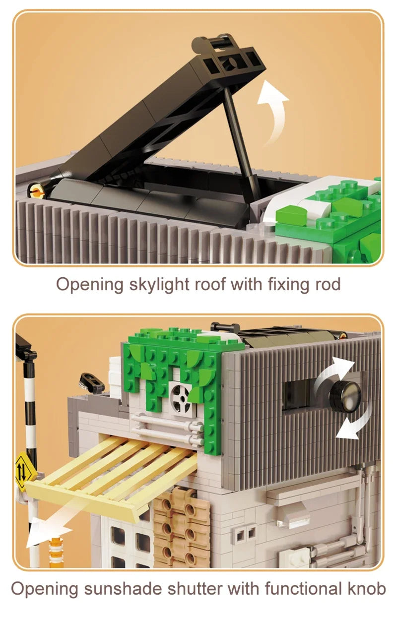 Café Japonais d’Été – Set de Construction CaDA (1116 pièces)