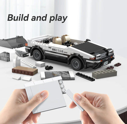 AE86 Trueno Initial D – Voiture Télécommandée à Construire (325 pièces, Échelle 1:20)