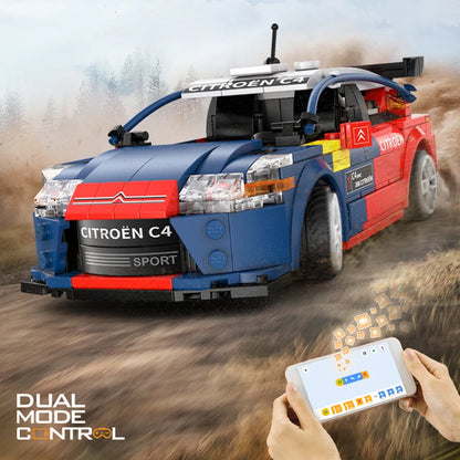 Voiture de Rallye Télécommandée CaDA – Citroën C4 WRC (329 pièces)
