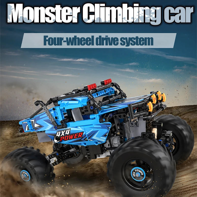 Voiture Tout-Terrain Télécommandée CaDA – Modèle 4x4 Power (699 pièces)