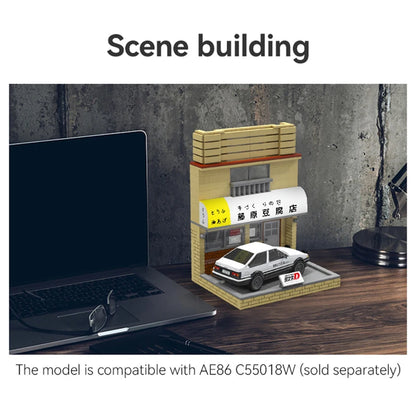 Diorama Japonais Initial D – Usui Parking + Tofu Shop (3 modèles disponibles)