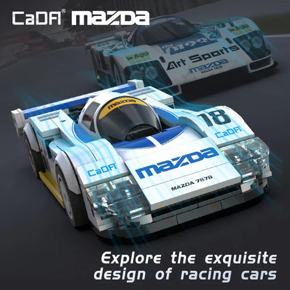 Mazda 787B (#18) – CaDA® Voiture de Course à Construire – 242 Pièces – Échelle 1:24