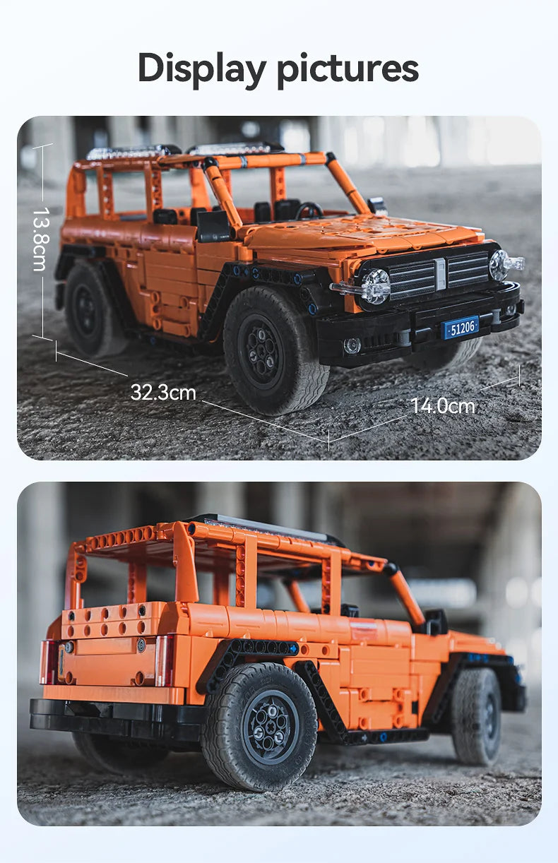 CaDA Tank SUV RC 561 Pièces – Kit de Construction Technique à Télécommande