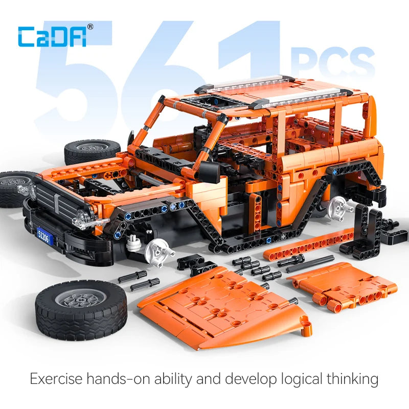 CaDA Tank SUV RC 561 Pièces – Kit de Construction Technique à Télécommande