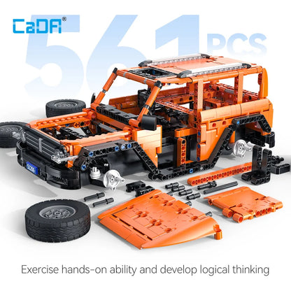 CaDA Tank SUV RC 561 Pièces – Kit de Construction Technique à Télécommande