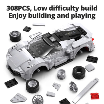 Cada APP Programming Remote Control Sports Car Building Blocks City RC Vehicle Racing Car Bricks Gifts Toys for Boys Children