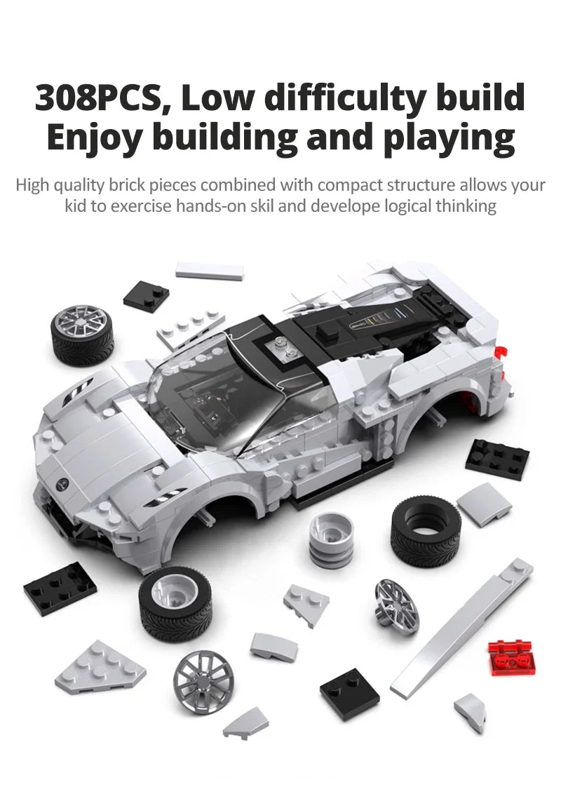 Cada APP Programming Remote Control Sports Car Building Blocks City RC Vehicle Racing Car Bricks Gifts Toys for Boys Children