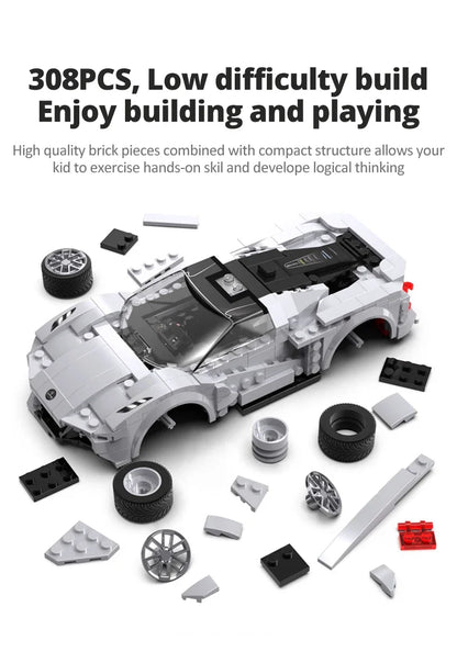 Cada APP Programming Remote Control Sports Car Building Blocks City RC Vehicle Racing Car Bricks Gifts Toys for Boys Children