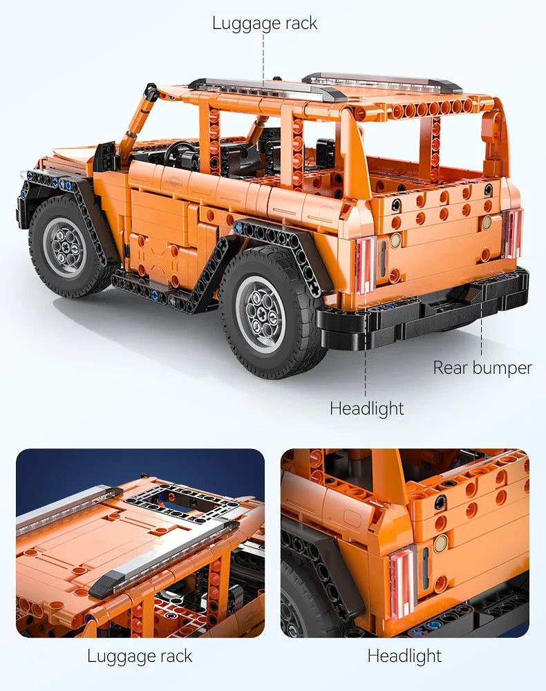 CaDA Tank SUV RC 561 Pièces – Kit de Construction Technique à Télécommande