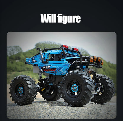 Voiture Tout-Terrain Télécommandée CaDA – Modèle 4x4 Power (699 pièces)