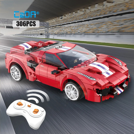 Voiture de Course Télécommandée CaDA – Modèle Red Striker (306 pièces)