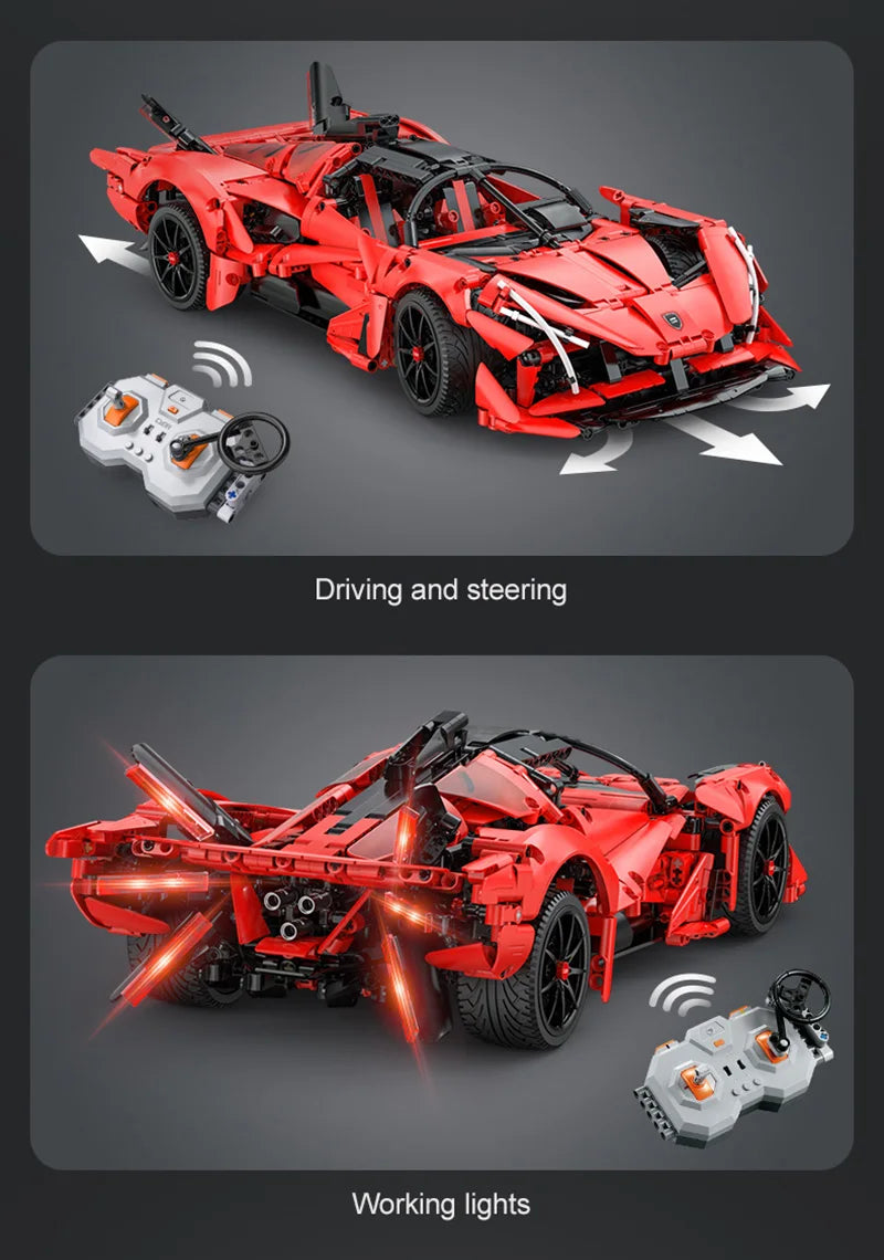 Voiture de Sport RC APE – CaDA C63005 (1823 pièces)