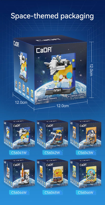 Mini Dioramas Officiels NASA à Construire – Collection Complète CaDA (6 modèles)