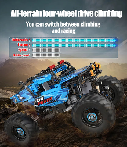 Voiture Tout-Terrain Télécommandée CaDA – Modèle 4x4 Power (699 pièces)