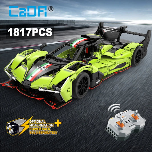 Supercar de Course à Construire CaDA – Modèle V-Race (1817 pièces)