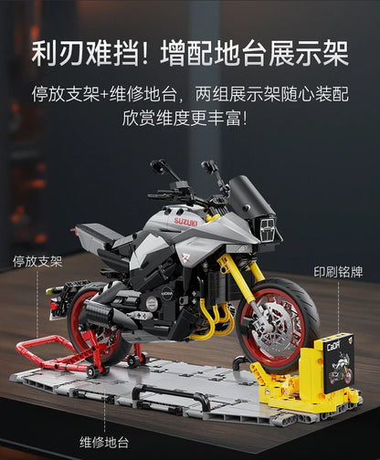 Moto de Construction CaDA – Suzuki Katana Officielle (1104 pièces)