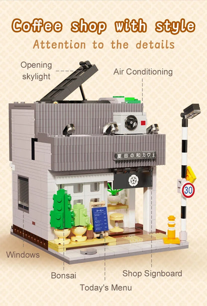 Café Japonais d’Été – Set de Construction CaDA (1116 pièces)