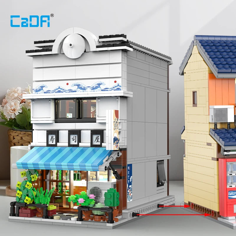 Boutique de Sushi Japonaise à Construire – CaDA (1665 pièces)