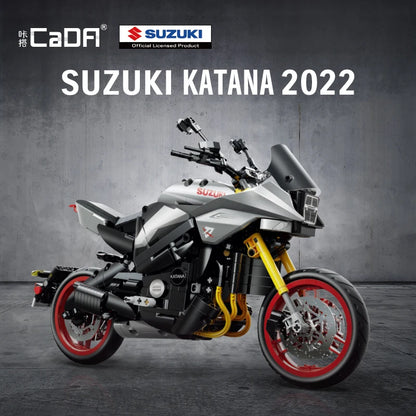Moto de Construction CaDA – Suzuki Katana Officielle (1104 pièces)