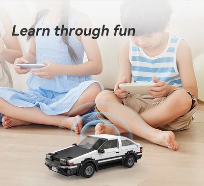 AE86 Trueno Initial D – Voiture Télécommandée à Construire (325 pièces, Échelle 1:20)