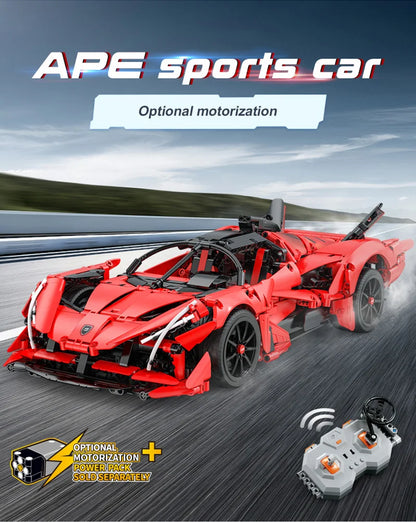 Voiture de Sport RC APE – CaDA C63005 (1823 pièces)