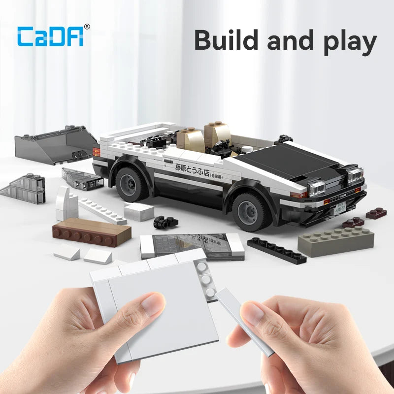 AE86 Trueno Initial D – Voiture Télécommandée à Construire (325 pièces, Échelle 1:20)