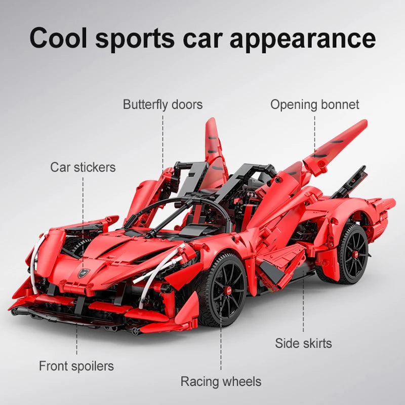 Voiture de Sport RC APE – CaDA C63005 (1823 pièces)
