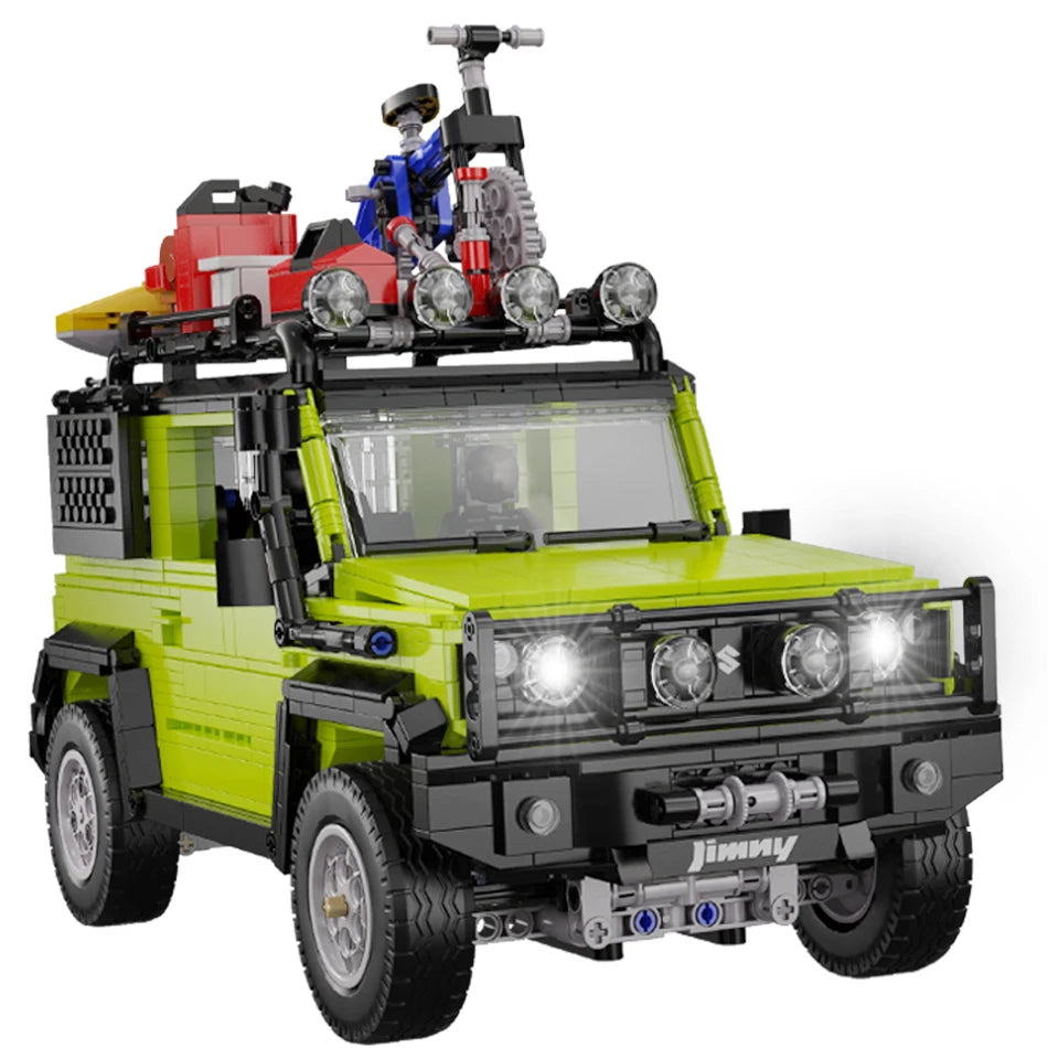 Suzuki Jimny CaDA – 4x4 Off-Road Télécommandé à Construire (1803 pièces + Accessoires)