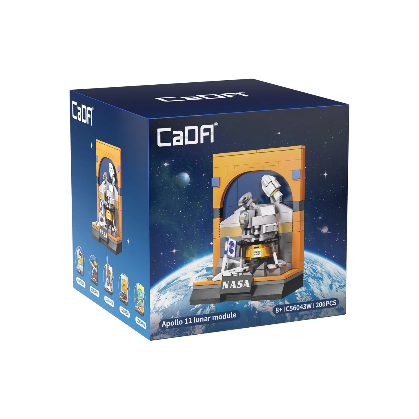 Mini Dioramas Officiels NASA à Construire – Collection Complète CaDA (6 modèles)