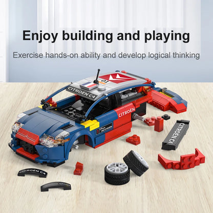 Voiture de Rallye Télécommandée CaDA – Citroën C4 WRC (329 pièces)
