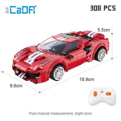 Voiture de Course Télécommandée CaDA – Modèle Red Striker (306 pièces)