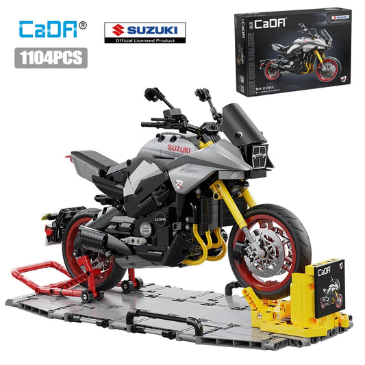 Moto de Construction CaDA – Suzuki Katana Officielle (1104 pièces)