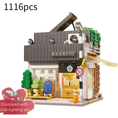 Café Japonais d’Été – Set de Construction CaDA (1116 pièces)