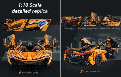 Supercar CaDA à Construire – Modèle 1:10 (3617 pièces)